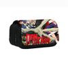Dandadan Double Layer Pencil Case With Nylon Material For Students And School Supplies