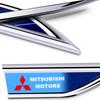 2Pcs Car Fender Side Blade Badge Car Body Protective Sticker for Mitsubishi Lancer 9 EX Outlander 3 ASX L200 Eclipse
