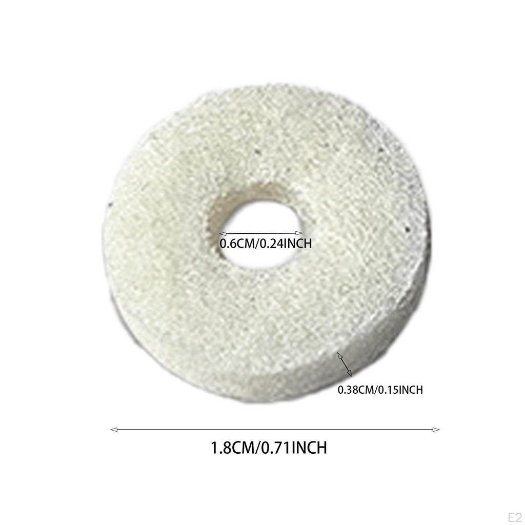 10 stück Filz Scheiben Kissen Robust Ersetzen Musical Teile Messing Instrument