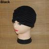 Women Stretchy Head Wrap Band Chemo Bandana Pleated Headwear Decor