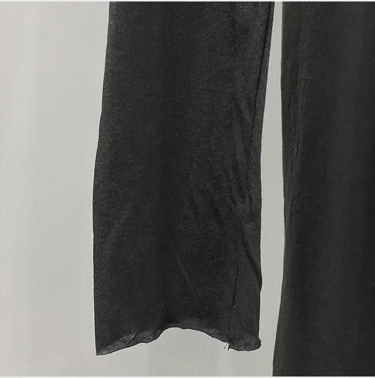 SUBHUMAN Men's Dark Knit Long Sleeve Tee for Autumn/Winter
