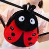 Borsa Coccinella 40cm Zainetto Animale Cartone Animato Coccinella Morbidi Peluche Giocattoli Zaini Bomboniere Celebrazione Data di Nascita Bambini Regali Ragazzi Ragazze