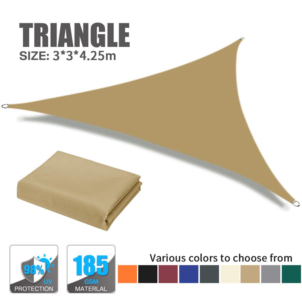 Sand Shade Sail UV Block Waterproof Garden Canopy Sun Shade Cloth Camping Gazebo For Outdoor Backyard Pool Awnings Sun Shelters