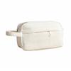 Portable Corduroy Cosmetic Bag Large Capacity Handheld Makeup Bag Toiletry Bag Travel