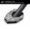MotHeart Side Stand Plate for Ninja ZX-4RR 2023-2024 Bike Parts Side Stand Extension Kickstand