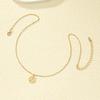 Round A-Z Alphabet Pendant Necklace for Women - Simple, Trendy Fashion Jewelry