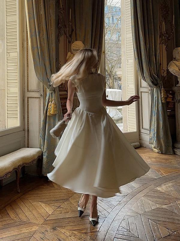 2025 Lente/Zomer Elegante Eén Schouder Mouwloos Rugloos Lange Jurk