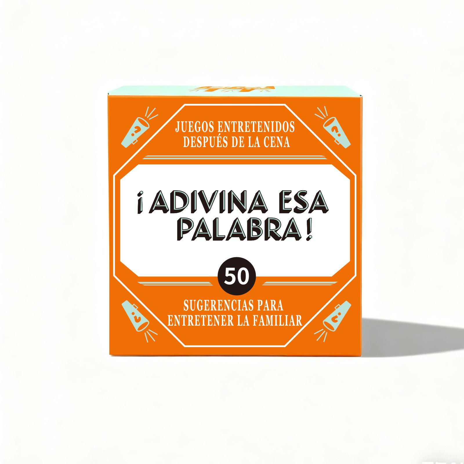 

¡Adivina Esa Palabra! Juego de Cartas Verdad o Reto para Parejas y Familia