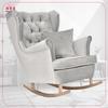 Gaja Wing Chair, Scandinavian Rocking, Family Mebl, Ash-gray, Light Gray