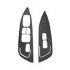 2Pcs Carbon Fiber Interior Front Door Control Cover Trim For Hyundai Veloster
