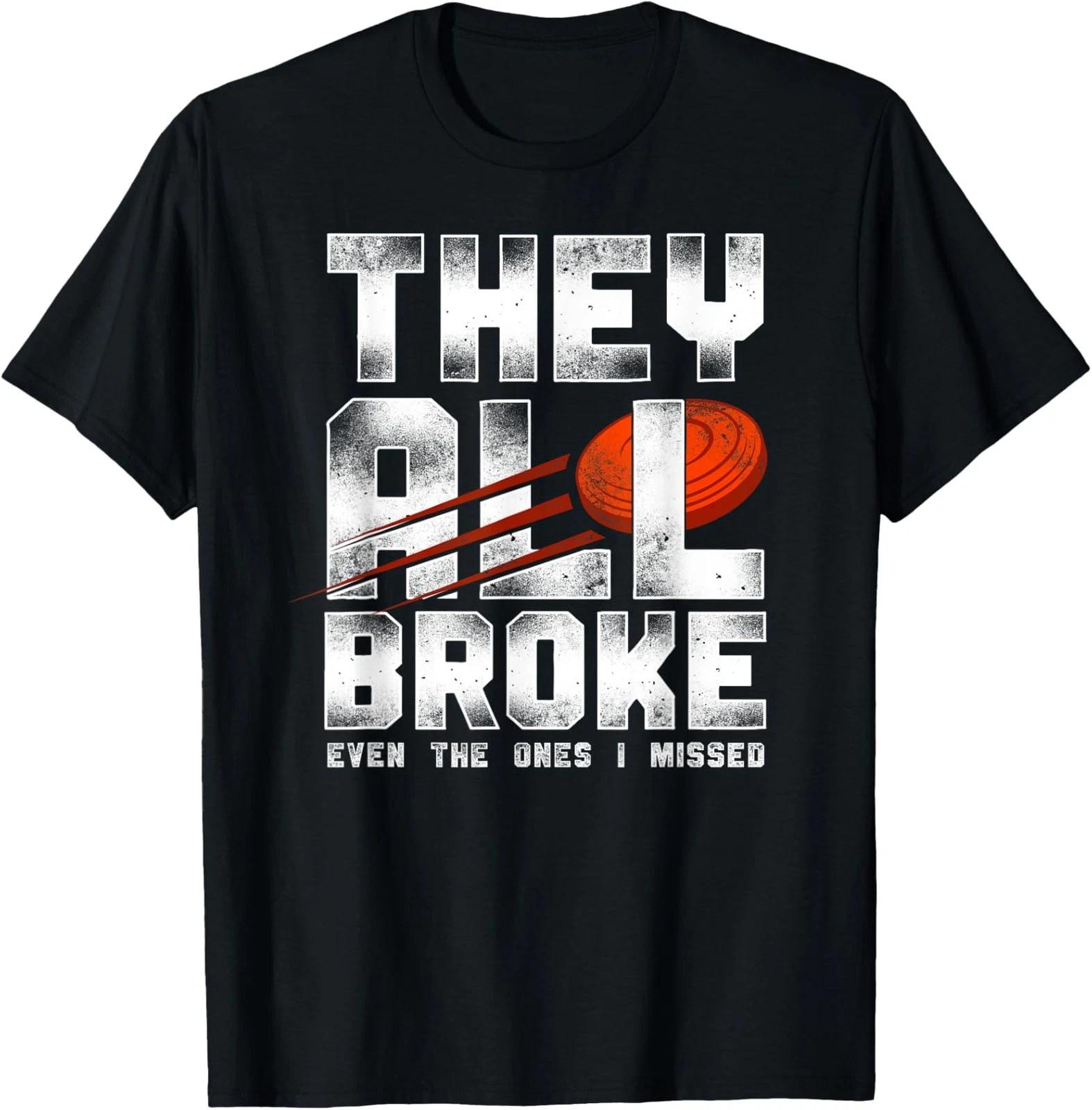 Shotgun Skeet Trap Clay Pigeon Shooting Vintage They All T-Shirt XXXXL