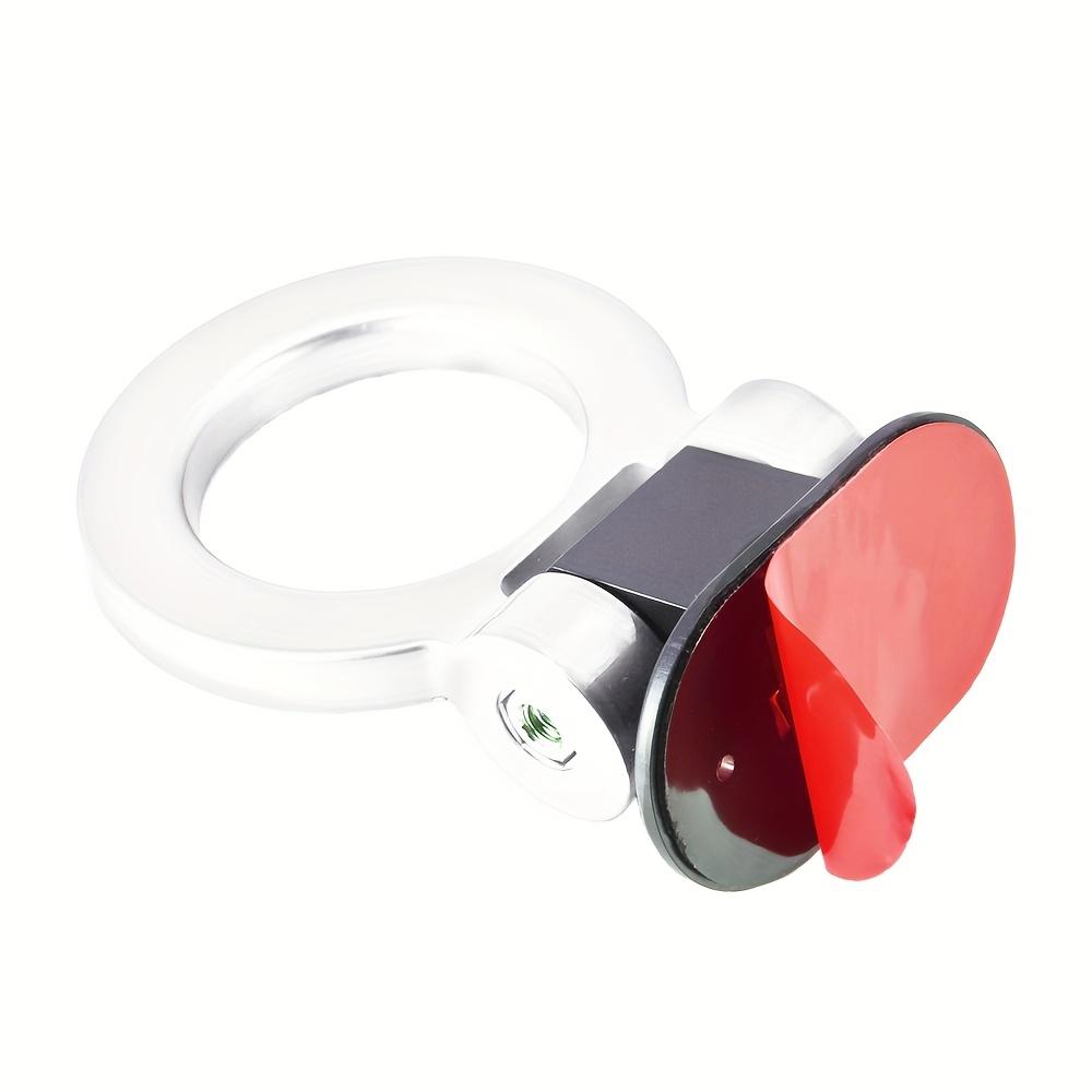 Car Modification Trend Universal Decorative Circular Trailer Hook ABS Adhesive Non-destructive Trailer Hook Adjustable Plastic Trailer Ring