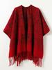 Winter Women Scarf Layers Poncho Elegant Lady Men Retro Print Tassel Wraps Shawl Warm Scarve Capa Para Mujer Pashmina Cloak New