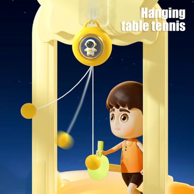 Conjunto de treinador de tênis de mesa suspenso para porta de entrada, jogo de pingue-pongue, treinador infantil para ambientes internos