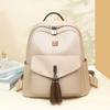 Tassel Large Capacity Outdoor Female Backpack Student Schoolbag