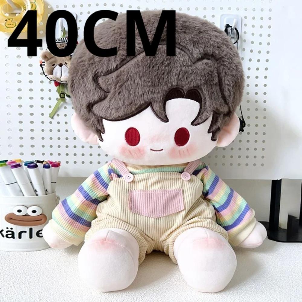 

40cm Cotton Doll Rainbow Clothes Love and Deepspace Xavier Zayne Rafayel ralayo Sylus T-shirt Strap Pants Stuffed Toy