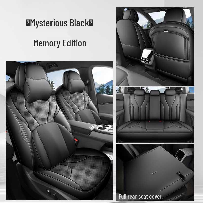 Xiaopeng G7 Four Seasons Leather Seat Cushion | Full Coverage, Universal Fit for Five-Seater.