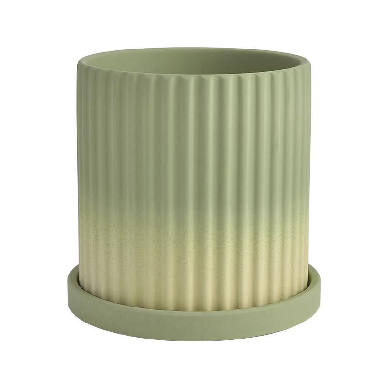 Nordic Gradient Ceramic Flower Pot Set