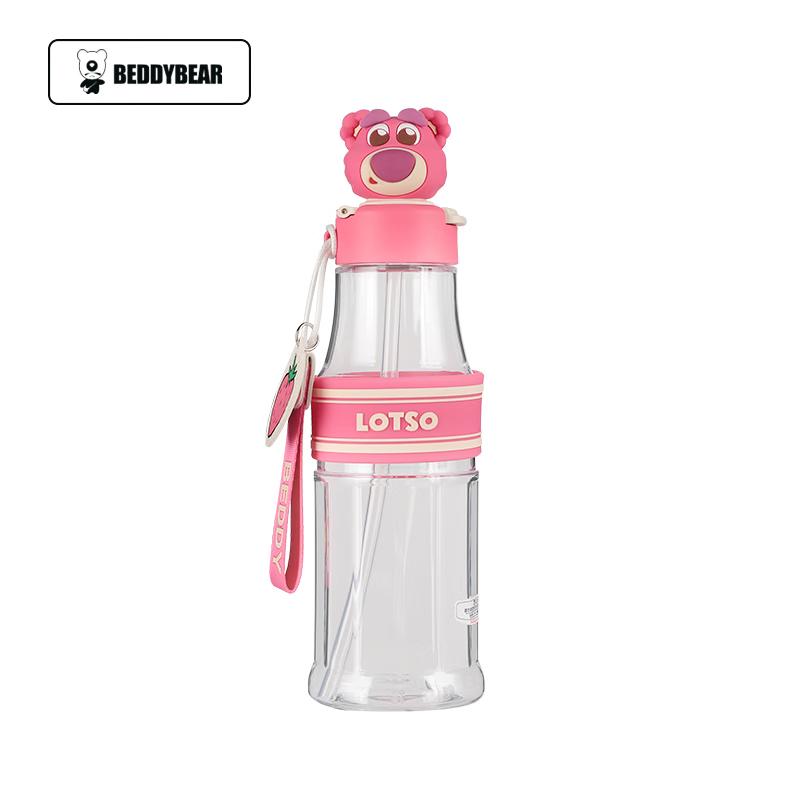 BEDDYBEAR Dual-Drink Portable Plastic Water Bottle