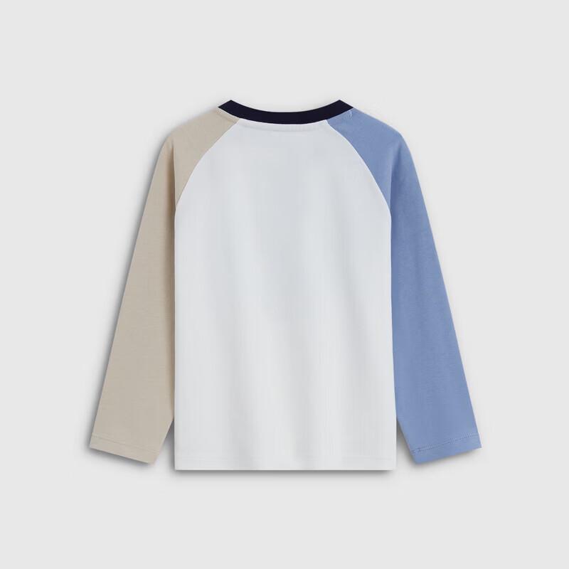 GAP Boys' Logo Print Color-Block Long-Sleeve T-Shirt