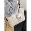 Korean college style large-capacity bag women's bag new trendy fashion retro tote bag simple commuter bag