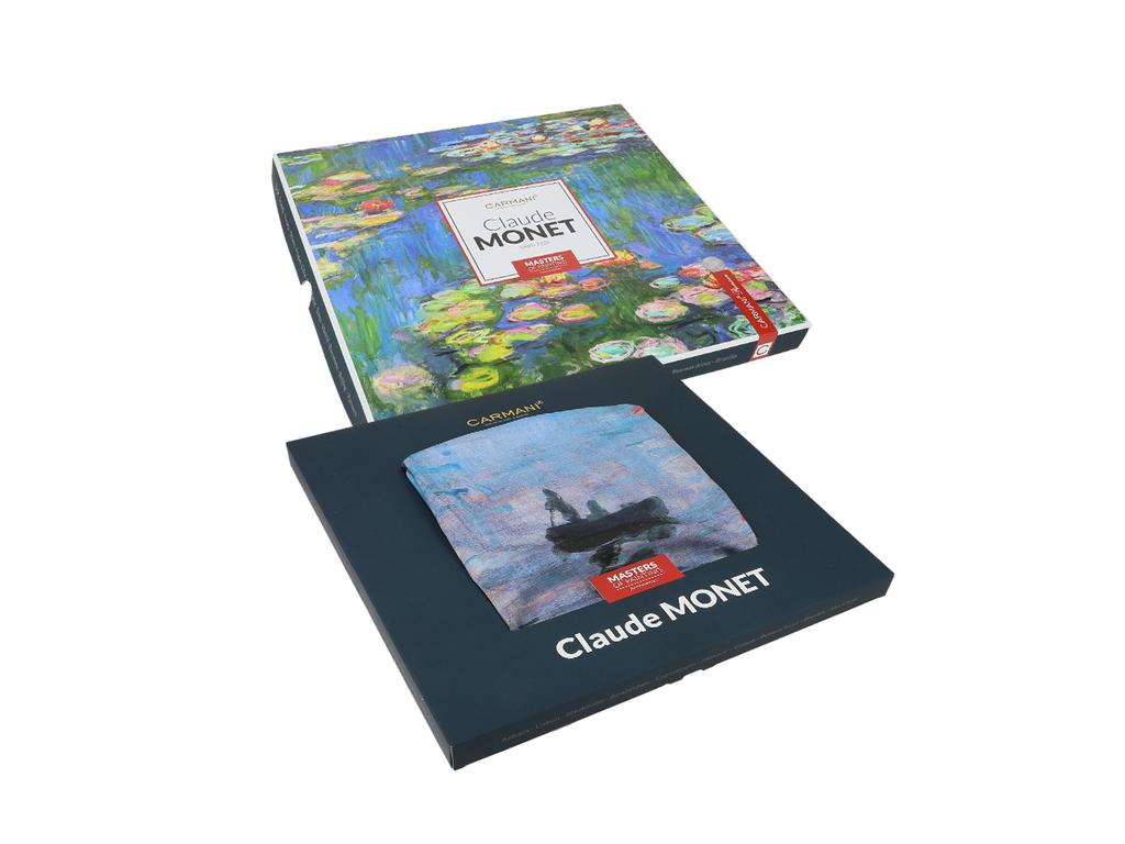 Szal Damski Chusta Apaszka Claude Monet Wschód Słońca Szalik Elegancki