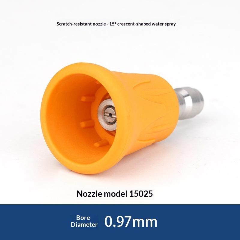 High Pressure Car Washer Nozzle Tips Quick Connect Stainless Steel Sector Sprayer for Auto Detailing Yard Cleaning Use
