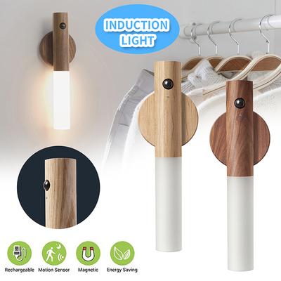 Smart Sensor Light Egyszerű szélmágneses Kreatív éjjeli indukciós lámpa Kollégiumi lámpa Konyhaszekrény Lámpa Fali lámpa Ajándék