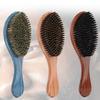 Boar Bristle Hair Brush Short Long Thin Thick Straight Curly Wet Dry Hair Comb with Ergonomic Handle Men Oil Head Mustache Beard Styling Brush