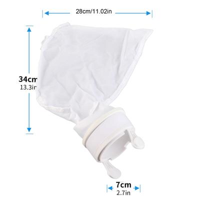 2 Stück/Set Filterbeutel für Polaris 280 480 Reißverschluss-Filterbeutel für Poolreiniger Schwimmbadreinigung