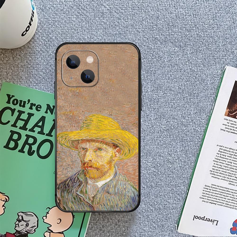 Husă pentru telefon autoportret Van Gogh Coque pentru Iphone Xiaomi Mi Samsung Galaxy Redmi Note AS 11 12 13 14 15 22 23 24 5G Pro Plus Max Fe Ultra