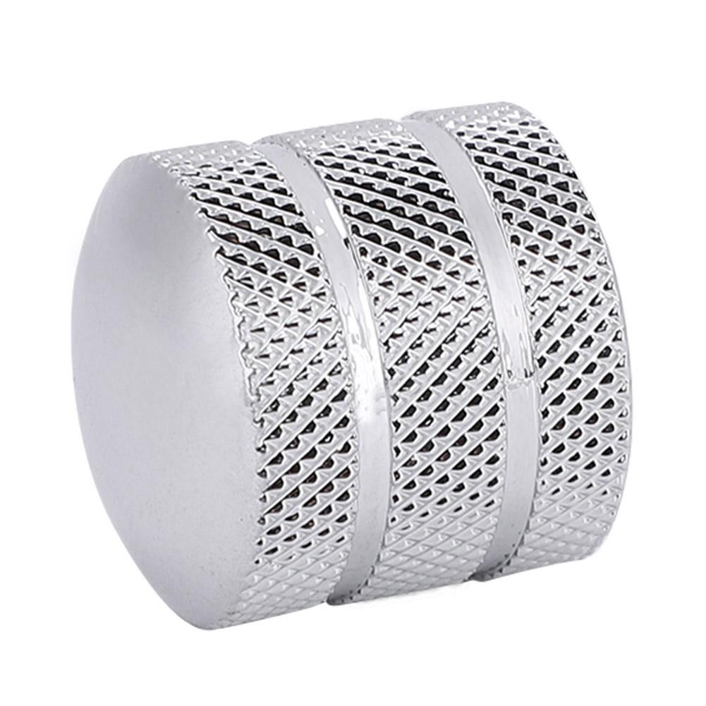 2PCs 6mm Metal Electric Guitar Bass Dome Knobs Potentiometer Cap Volume Tone Control Knob