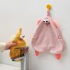 2Pcs Cute Korean Pig Dishcloth Hanging Children's Handkerchief Pig Wiping Towel  Kitchen