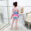 Children's Swimsuit Female Foreign Trade Girl Cute Little Princess Medium and Small Children's Foreign Gas One-piece Mermaid Swimsuit