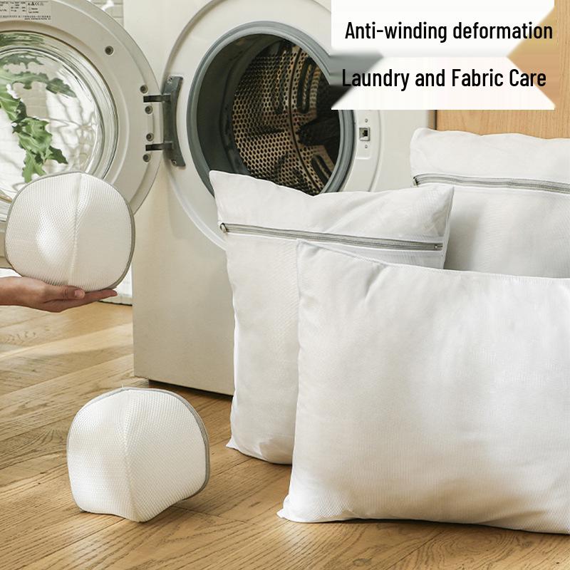 Extra Large Anti-Deformation Mesh Laundry Bag: Thick, Protective Drawstring Design for Washing Machines