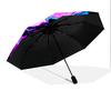 Vibrant Cyberpunk Warrior Folding Umbrella Travel Suitable for All Seasons Gift Umbrella Three Folds