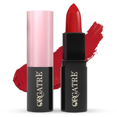 Orgatre MoodBliss Creamy Matte Long Lasting Bullet Lipstick for Women | Intense Colour, Keeps Lips Moisturised | Non-Drying | Highly Pigmented No