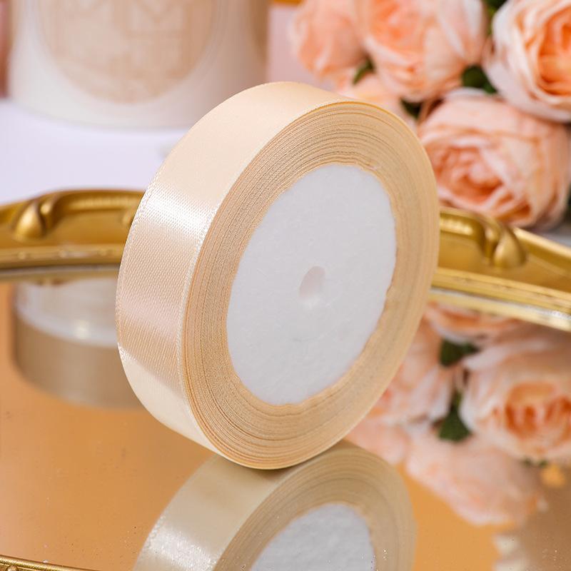 22meters/roll Wide 2cm Satin Ribbon Wedding Holiday Season Party Decor DIY Making Handmade Gift Wrapping Crafting Materials