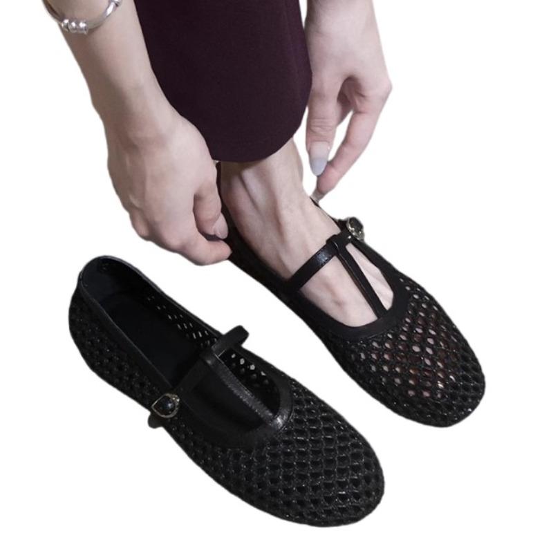 Fashion Women Flats Shoes Mesh Casual New Sandals Trend Fashion 2025 Summer Loafers Sport Woman Sneakers Cozy Walking Mujer Zapatillas