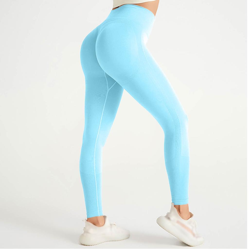 Women's Casual Seamless Hip Lifting Fitness Pants With Tight Fit And High Waist, Seach Hip Yoga Pants