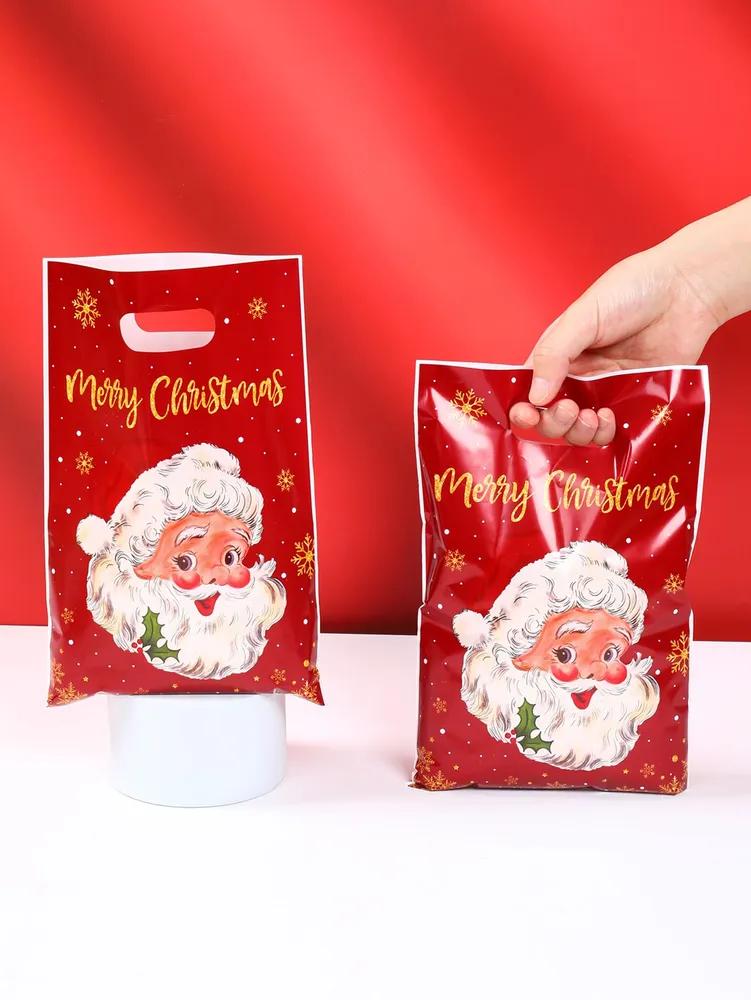 New year gift bag with handles, 16.5 * 25 cm
