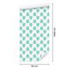 Leaves Wallpaper White and Mint for Living Room and Bedroom 50x1000