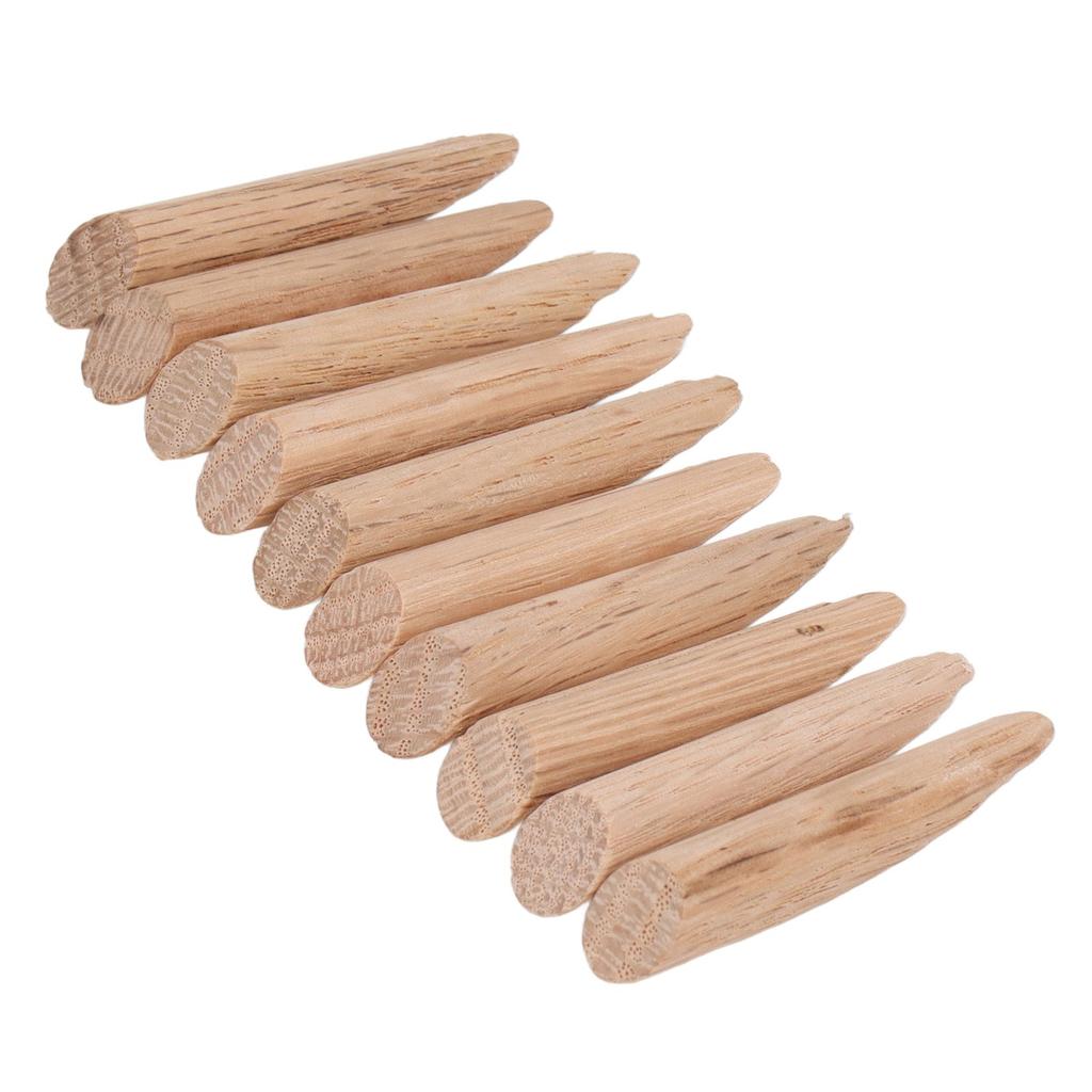 50Pcs Pocket Hole Plug 9.5mm Wooden Dowel Jig Accessory Part Set Kit for Woodworking Oak
