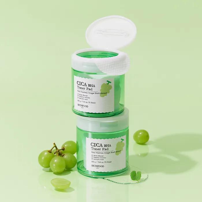 Shine Muscat Cica Baja Toner Pad 70 sheets