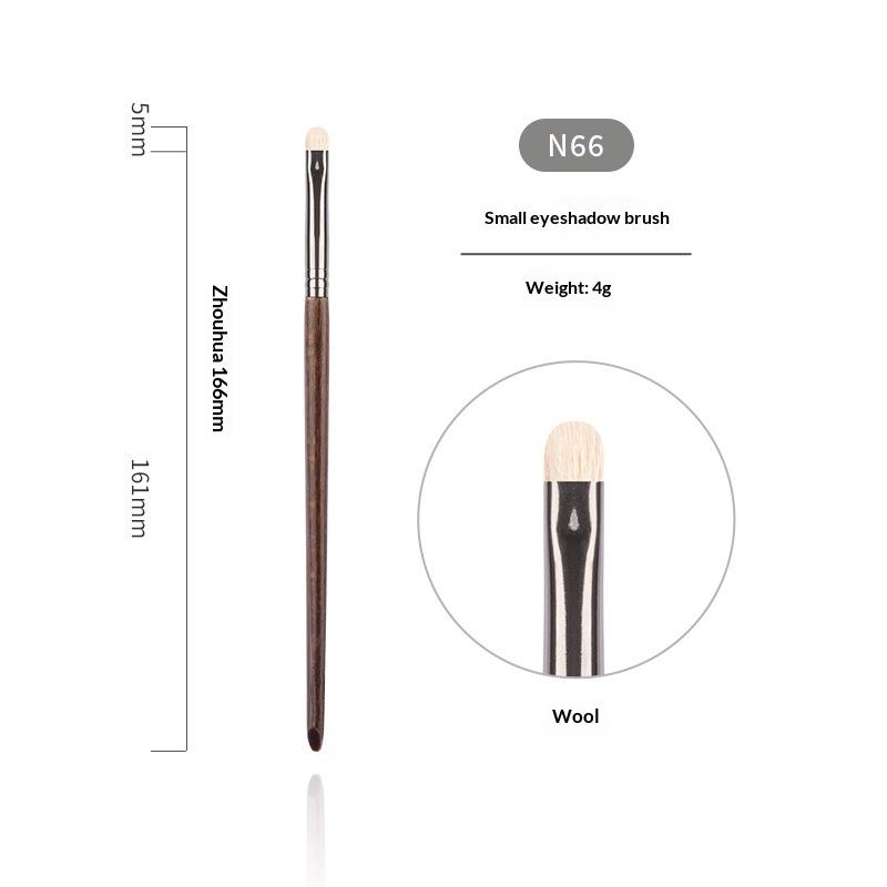 Professional Animal Hair Makeup Brush Set Complete Soft Bristles for Eyeshadow Lip Foundation Beginner Use
