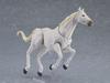 Max Factory Figma Wild Horse Plastic Painted Movable Figure [White] Non-scale