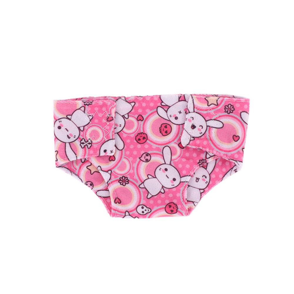 

Кукольные подгузники Милое нижнее белье Принт животные фрукты Для 18-дюймовой американской куклы девочки и 43 см, Аксессуары для кукольной одежды