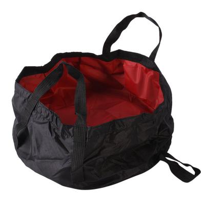 Portable Folding Camping Basin with 7-8.5L Capacity and Sturdy Handles