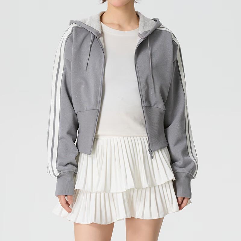 Adidas Women s Knitted Fleece Sport Jacket XXL серый