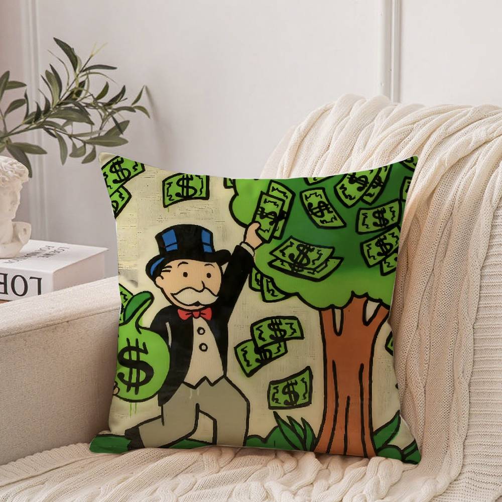 Game M-MonopolyS Pillow Case Home Decor Throw For Sofa Bed Car Room Decor Gift Idea